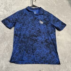 UNF Ospreys Polo Shirt Mens Small Blue Under Armour Iso-Chill Grunge Wash